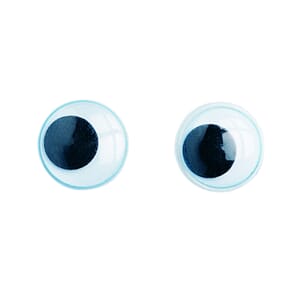 Rulle øyne for sying - 15mm, 10 stk