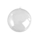 Delbar kule - 14 cm, 2 deler klar plast