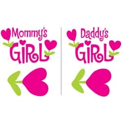 Iron-Ons: Uptown Baby Color Transfer 2/pk