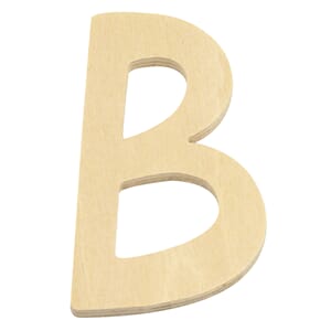 Bokstav av tre - B - 6cm høy