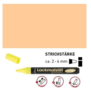 HOBBY LINE Lakk tusj - Orange, medium 2-4 mm