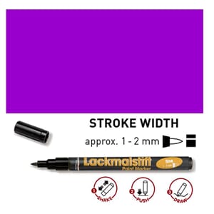 HOBBY LINE Lakk tusj - Violet, fine 1-2 mm