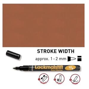 HOBBY LINE Lakk tusj - Copper, fine 1-2 mm