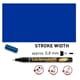 HOBBY LINE Lakk tusj - Blue, ekstra fin 0.8mm