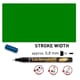 HOBBY LINE Lakk tusj - Green, ekstra fin 0.8mm