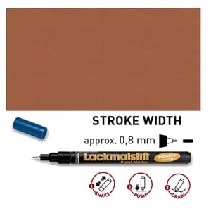 HOBBY LINE Lakk tusj - Copper, ekstra fin 0.8mm