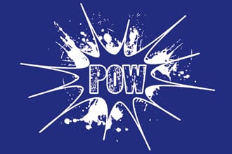 My Style: Stensil - POW, A5