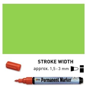 Permanent Marker Medium - Light Green, 1.5-3 mm