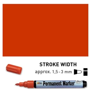 Permanent Marker Medium - Brown, 1.5-3 mm