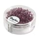 Glassperle fasettslipt 3mm ø - Amethyst - Iriserende