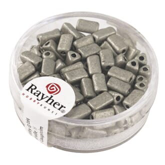 Metallisk Triangel 7x3,5mm - Brilliant silver, matt