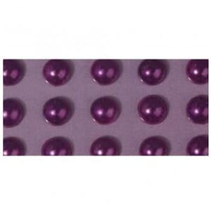 Halvperle - purple, ø 2 mm 160stk