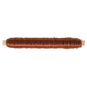 Blomstertråd - Capri orange, rustfri metalltråd 0.55 mm
