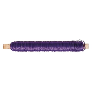 Blomstertråd - Purple, rustfri metalltråd 0.65 mm