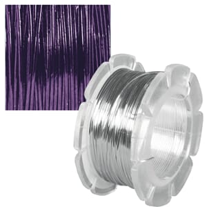 Smykke wire - Lilac,  str 0,5 mm ø, 8 meter