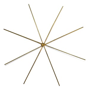 Wire stjerner for perler, str 15 cm, 4/Pkg