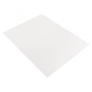 Mosegummi, 3 mm, white, 30x40 cm