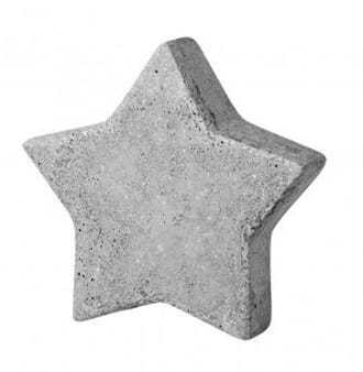 Støpeform for betong og gips - Stjerne i str 6 cm