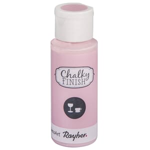 Chalky Finish for Glass - pale pink