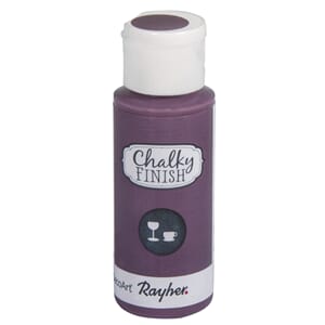 Chalky Finish for Glass - black berry