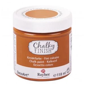 Chalky Finish - dark orange