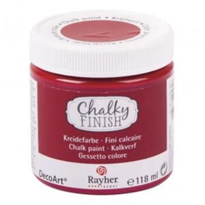 Chalky Finish - classic red