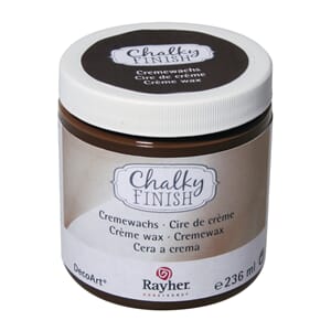 Chalky Finish Cremewax - dark brown, 236 ml