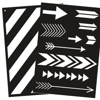 Masker - Sett 1 Arrow, str A5, 2/Pkg