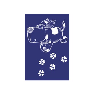Sjablong: Hund - Barnemotiv, 1/Pkg