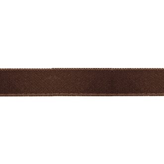 Sateng bånd - Medium brown, 3 mm