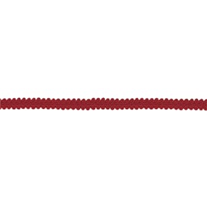 Dekorbånd - Red tvinnet bånd, 9 mm