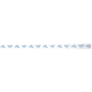 Organza ribbon: Baby step, light blue, 10 mm