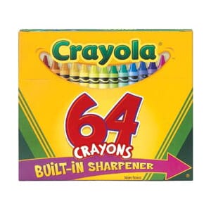 Crayola: Fargestifter, 64 stk