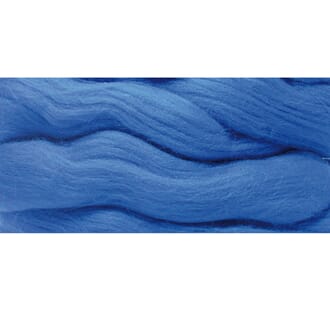 Merion ull - Medium blue , 50gr, superfin