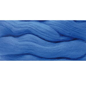 Merion ull - Medium blue , 50gr, superfin