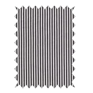 Tekstil lapp - Stripet svart, str 100x70 cm