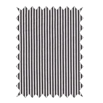Tekstil lapp - Stripet svart, str 100x70 cm
