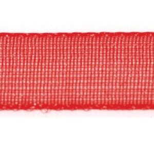 Organsa bånd 15 mm - Rød, 10 meter