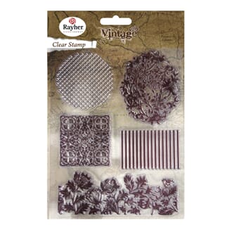 Vintage: Floral- Clear Stamps