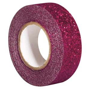 Glittertape - Pink, 15mm x 5 m