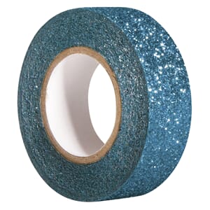 Glittertape - Teal, 15mm x 5 m