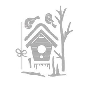 Winter birdhouse  - Dies