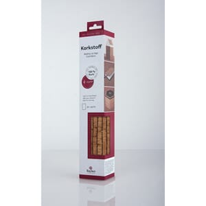 Korkstoff - stripet kork, str 30x45 cm