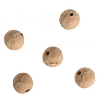 Korkkule m/hull, str 10 mm, 9/Pkg