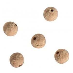 Korkkule m/hull, str 10 mm, 9/Pkg