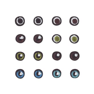 Strykemerker - Mini eye, 9mm, 8 par
