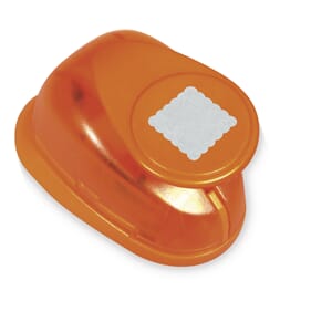 Puncher - Kvadrat med scallop kant, str 1.8x1.8cm