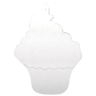 Pappmache Cupcake, str 15x11,3x0,4cm