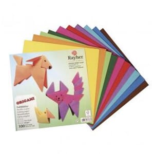 Rayher: Origami folding papers, 15x15 cm, 80g/m2