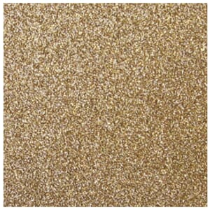Glitterpapir - Champagne gold, str 30,5 x 30,5 cm, 200g/m
